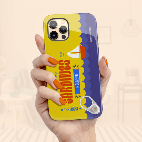 Personalized Retro Sardines Tin Can iPhone Case